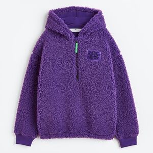 H&M Half Zip Teddy Hoodie
